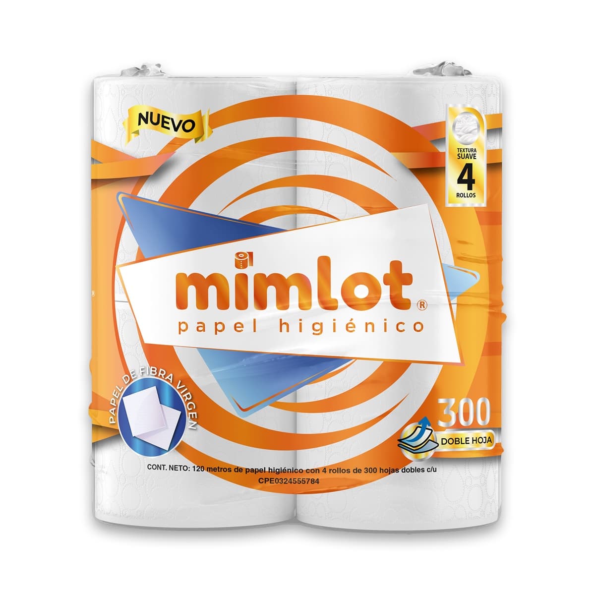 Papel Higiénico 300 Hojas Doble